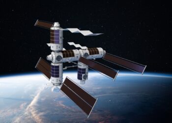 Render artistico della Axiom Station. Credits: Axiom Space