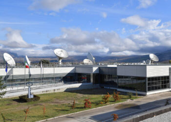 Centro Spaziale del Fucino di Telespazio, in Abruzzo.