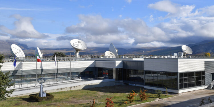 Centro Spaziale del Fucino di Telespazio, in Abruzzo.