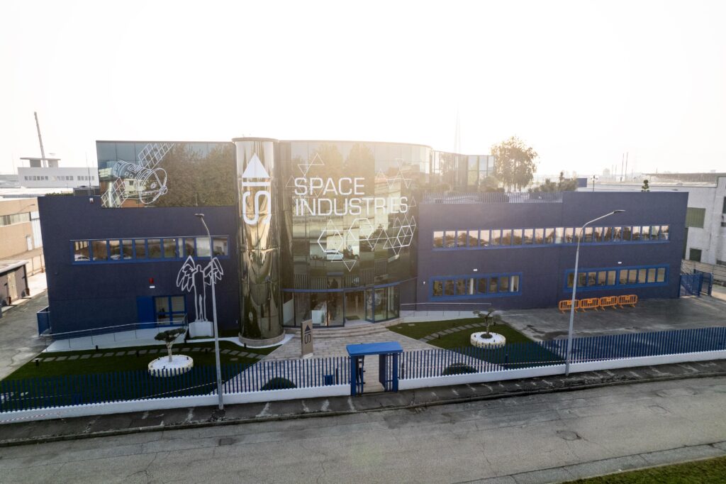 Lo Stellar Hub di Space Industries a Settimo Torinese, in una vista esterna. Credits: Space Industries
