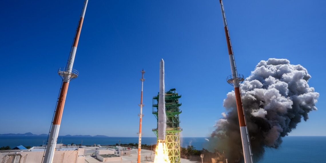 Liftoff del razzo coreano Nuri il 7 ottobre 2026.