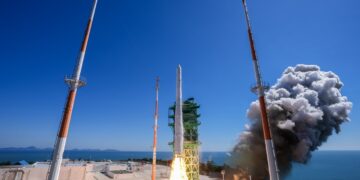 Liftoff del razzo coreano Nuri il 7 ottobre 2026.