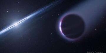 Render artistico di un pianeta di seconda generazione in orbita attorno a una stella nana bianca nel sistema HS 0209+0832. Credits: NASA, ESA, Leah Hustak (STScI)