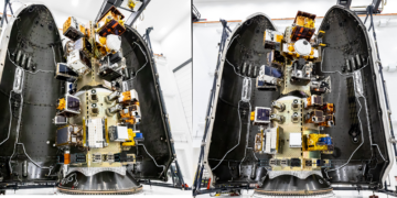 I satelliti a bordo della missione Transporter-18. Credits: SpaceX