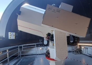 La stazione osservativa MSLR presso il Centro Spaziale ASI "Giuseppe Colombo" a Matera. Credits: ASI